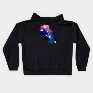 Star Signs and Birth Stones - Taurus in Rose Quartz Kids Hoodie